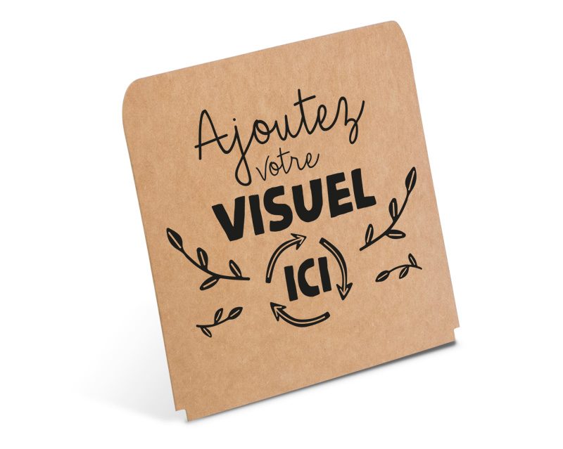 Fronton personnalisable Consigny 1 couleur