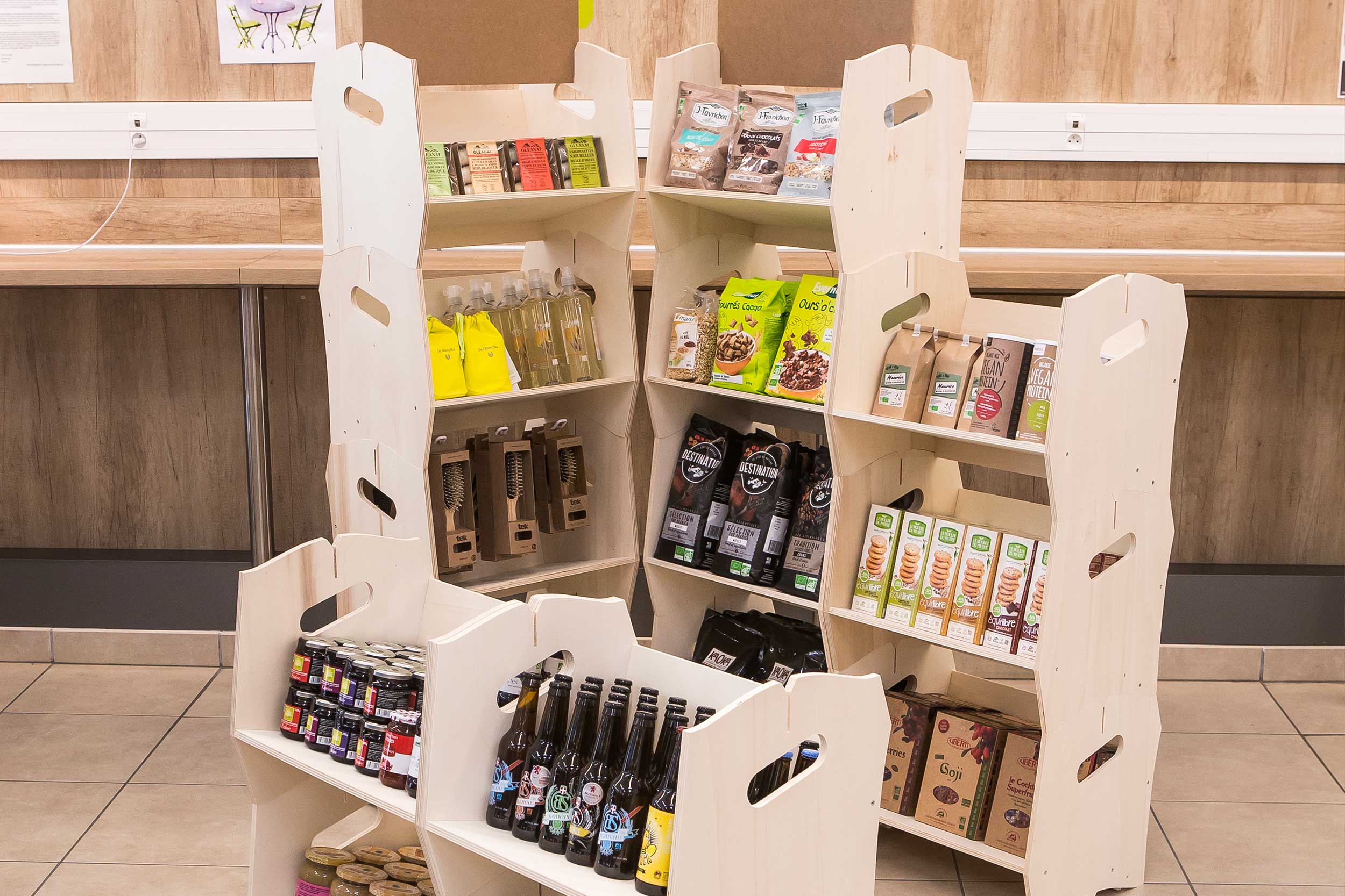 meuble en bois modulable FAROZ IZZIBOX – fabrication locale