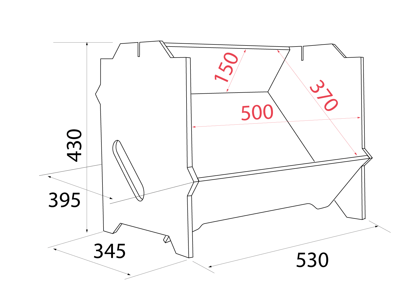 Dimensions-module-presentoir-milly-basic-IZZIBOX